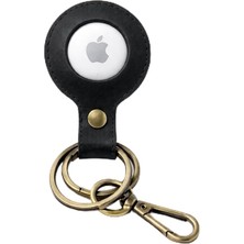 Delixa Airtag Deri Anahtarlık, Haiki Gerçek Deri, Airtag Anahtarlık Deri