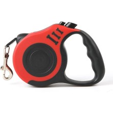 Delixa Aputue Geri Çekilebilir Köpek Tasması, 5 M Köpek Tasması 360° Karışmayan Kaymaz Saplı, Tek Elle Fren