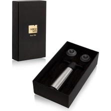 Delixa Vacu Vin Şarap Koruyucu Paslanmaz Çelik Hediye - Şarabınızı Taze ve Keyifli Tutun - Açılmış Şişeleri