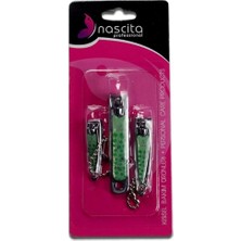 Delixa Desenli El Tırnak Makası Seti (3'lü)