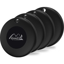 Delixa Lifemate Lifetag Android Tag Google Lisanslı Akıllı Takip Cihazı - Siyah- 4'lü Paket (Sadece Android
