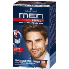 Delixa Men Perfect Erkek Saç Boyası - Kahve 60