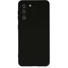 Delixa Kzy Iletişim S21 Fe ile Uyumlu Kapak Içi Kadife Kamera Korumalı Lansman Silikon Kılıf - Siyah