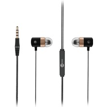 Delixa Lecoo EH103 Kablolu 3.5mm Jacklı Mikrofonlu Kulak Içi Kulaklık - Gürültü Önleyici Mikrofon, Ses Ayar