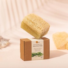 Delixa Oriole Life Doğal Kabak Lifli Aloe Vera Sabunu - Cilt Kuruluğu Karşıtı, Besleyici, Nemlendirici Yüz