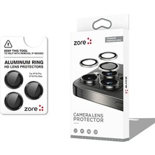 Delixa Ile Uyumlu iPhone 16 Pro iPhone 16 Pro Max Cl-12 Premium Safir Parmak Izi Bırakmayan Anti-Reflective