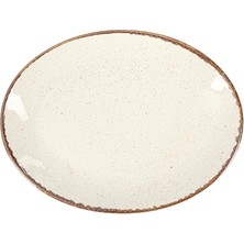 Delixa 04ALM001574 Kayık Tabak, Porselen