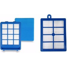 Delixa Popüler Marathon Ultimate Fc 9923 Süpürge Filtre Süper 3'lü Set (Ön Filtre+Arka Filtre ve Süngeri)