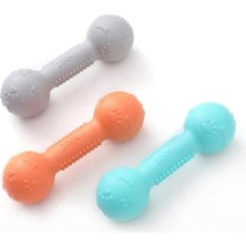 Delixa Kemik Desenli Dambıl Köpek Oyuncağı 12 cm