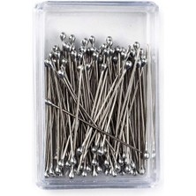 Delixa Benim - Mineli Gümüş Başlı Toplu Iğne 50 Adet