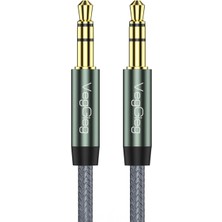 Delixa Veggieg 3.5mm Jack Trs Hi-Fi Örgülü Aux Ses Kablosu 3 Metre
