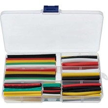 Delixa 140 Adet Isıyla Daralan Makaron Kiti Isıyla Daralan Makaron Dıy Elektrik Kablosu Çeşitli Boru