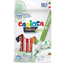 Delixa Carioca Keçeli Kumaş Boya Kalemi Fine 10'lu