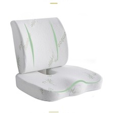 Delixa Visco Planet Oturma Minderi Bel Yastığı Bel Destek Yastığı Ortopedik Visco Yastık Boyun Yastığı Orto