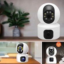 Epilons Çift Kameralı Wifi Bağlantılı Gece Görüşlü Ev Tipi Güvenlik Kamerası Yosee