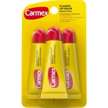 Delixa Carmex Orijinal Lezzet Nemlendirici Dudak Balsamı Tüp Değer Paketi, 0,35 Ounce (3 Sayı)