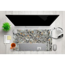 Delixa Mikrofiber Dekoratif Mouse Pad, 7mm Kalınlık, Kaygansız Taban, Leke Tutmaz, Su Geçirmez, Ofis Aksesu