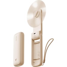 Delixa Aecooly Ince Taşınabilir Fan, Ince El Fan, USB Şarj Edilebilir Mini Kişisel [24H Maksimum Soğutma Sü