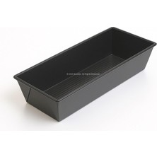 Delixa 25 cm Baton Kek Kalıbı Yapışmaz Kaplamalı Metal Dikdörtgen Kalıp Eşit Isı Dağılımlı Kolay Temizleneb