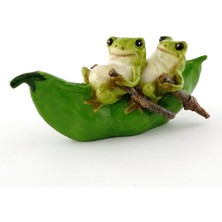 Delixa Top Collection Minyatür Bahçe Kurbağaları Kürek Bezelye Botu