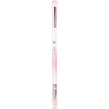 Delixa Golden Rose Devobis Dual-Ended Eyeshadow Brush - Makyaj Fırçası