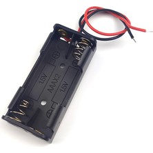 Delixa Sanec 2'li Aaa Küçük Kalem Pil Için Pil Yuvası