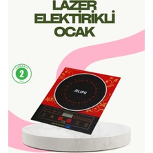 Epilons 8 Akıllı Pişirme Menülü LED Ekranlı Indüksiyon Ocak