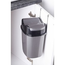 Pratik ve Şık 5.5 Litre Dolap Içi Çöp Kovası, Kolay Montaj ve Temizlik Sağlar