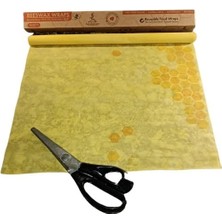 Delixa Apithecary Balmumu Gıda Sargısı - Yeniden Kullanılabilir - Çevre Dostu Sıfır Atık - Ekmek ve Sandviç