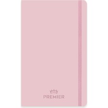 Delixa Keskin Color 9X14 80 Yaprak Çizgili Ciltli Premier Defter - Pembe