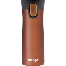 Delixa Üniseks Pinnacle Snapseal Termo Paslanmaz Çelik Yalıtımlı KUPA,KAHVERENGI,420 ml