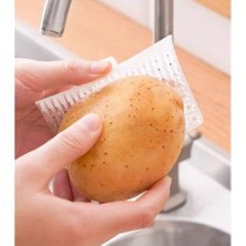 Delixa Çok Amaçlı Sebze ve Meyve Temizleme Patates Soyma Fırçası, Patates Temizleyici, Sebze Yıkama Fırçası