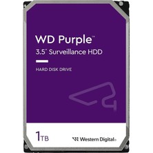 Wd Purple 1tb 5400RPM 64MB Sata3 WD11PURZ 7/24 HDD Resmi Disti Garantili