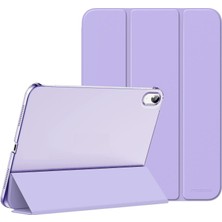 Delixa iPad 11.nesil A16 11INÇ/10.NESIL 10.9inç ile Uyumlu Kılıf Pu Deri Standlı Case Lila