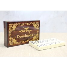 Epilons Ahşap Kutulu Domino Oyunu ALK4220