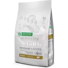 Delixa Nature's Protection Superior Care Beyaz Tüylü Köpekler Için Kuzulu Küçük Irk Köpek Maması 4kg
