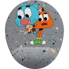 Delixa Iyi Fikirler Gumball ve Darwin Bilek Destekli Mouse Pad