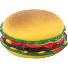 Delixa Vinyl Hamburger Köpek Oyuncağı
