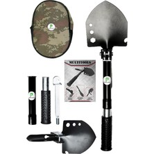 Delixa Katlanır Kamp Küreği, Çekiç, Çapa, Multitool Kürek Seti
