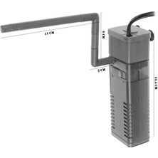 Delixa Foodie Puppies Sobo WP-300F Akvaryum Iç Filtresi Mini 500 Lt/h 5 W