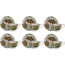 Delixa Lucky Art Yvette Altılı Kahve Fincanı