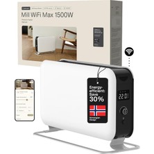 Delixa Mill Portatif Akıllı Isıtıcı 1500W- Wifi Bağlantılı