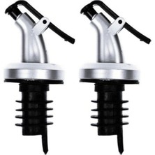 delixa 2 adet kapaklı şişe ucu servis aparatı damlalık yağdanlık tıpa tapa mantar -  kargo