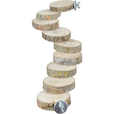 Delixa X-Perk Kuş Merdiveni Tünek Tavşan Gine Domuzu Fare Hamster Merdiveni Oyun Parkuru 9 Basamak