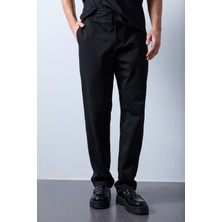 JustBoga Erkek Baggy Rahat Kesim Relax Fit Beli Lastikli Bağcıklı  Örme Jogger Pantolon