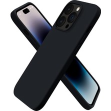 Delixa iPhone 14 Pro Kılıf 6.1 ile Uyumlu, Uruchi Ince Sıvı Silikon 3 Katmanlı Tam Kaplamalı Yumuşak Jel Ka