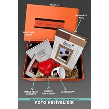 UltraMint Sevgililer Günü Özel Hediye Paketi, Fotoğraflı ve Şık Sepet