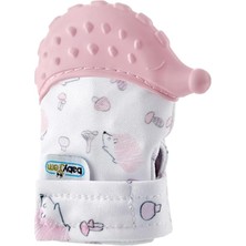 Delixa Babyjem Diş Kaşıyıcı Eldiven Kirpi Pembe