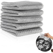 Delixa Wonkey - 5 Adet Bulaşık Bezi, Çizilmez Ovma Teli, Bulaşık Ovma Bezi, Bulaşık Yıkama Bezleri 5'li Pak