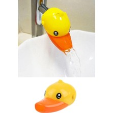 Delixa Safestore Çocuklar Için Eğitici ve Güvenli Musluk Uzatıcı Genişletici Başlık Aparatı Ördek Figürlü